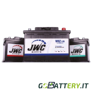 Batteria JWC 45Ah 360A poli esterni positivo a DX