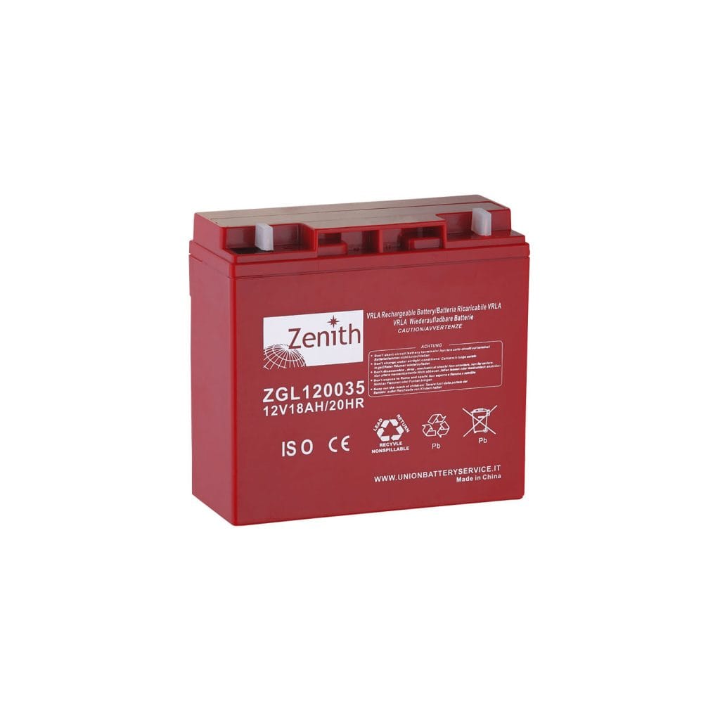 BATTERIA ZENITH ZGL120035 - 12V 18Ah AGM