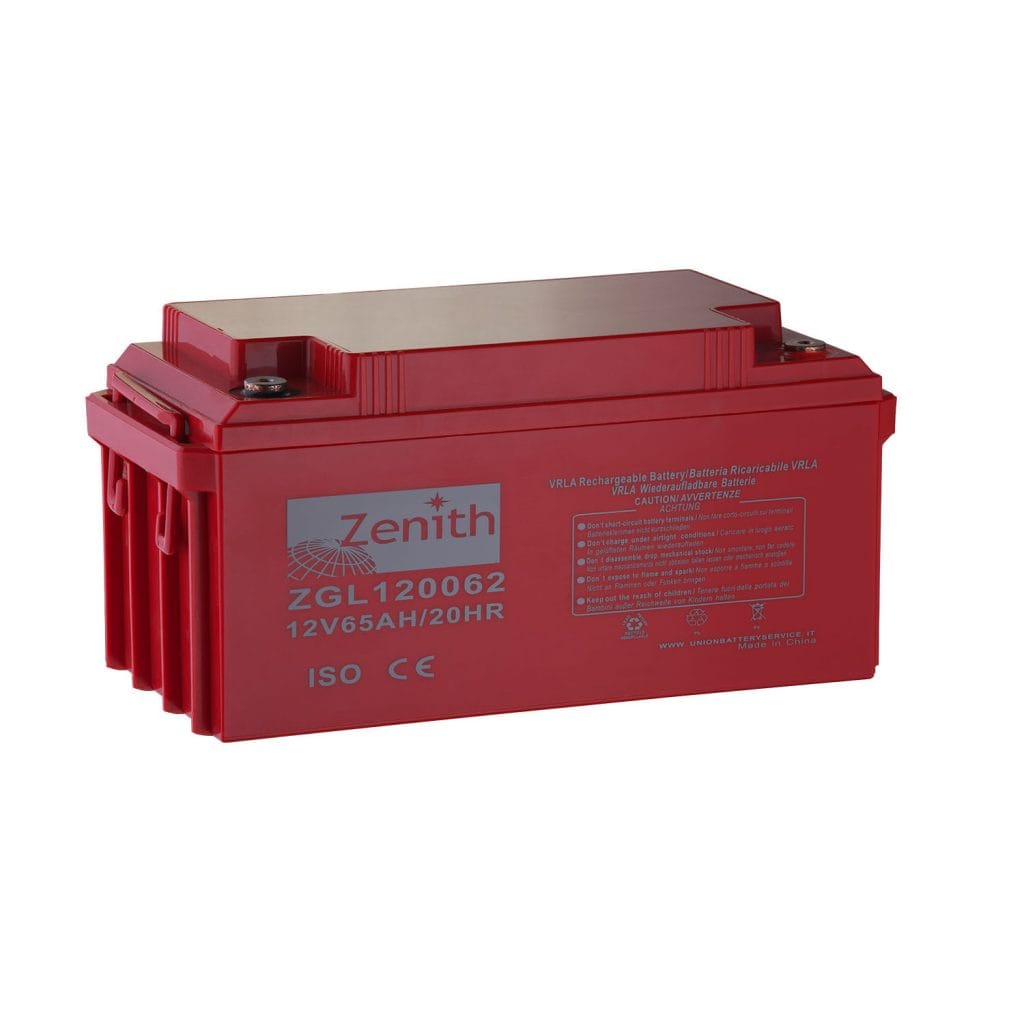 batteria Zenith ZGL120062 12V 65Ah AGM