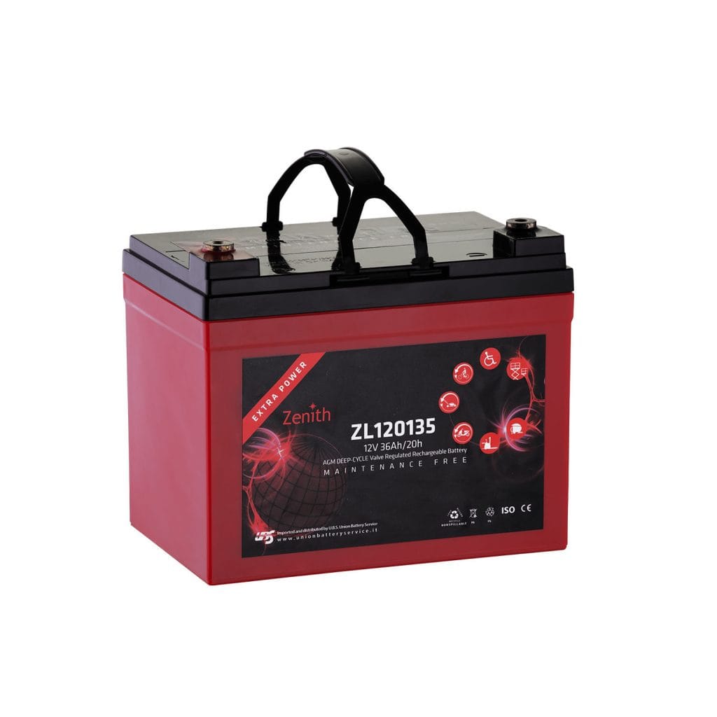 batteria Zenith ZL120135 12V 28,5/35Ah AGM