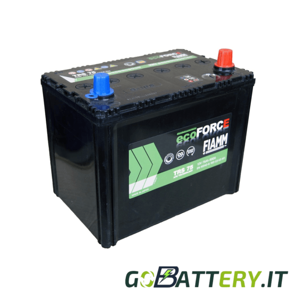 BATTERIA FIAMM EFB START STOP 75AH 640A ECOFORCE TRS75