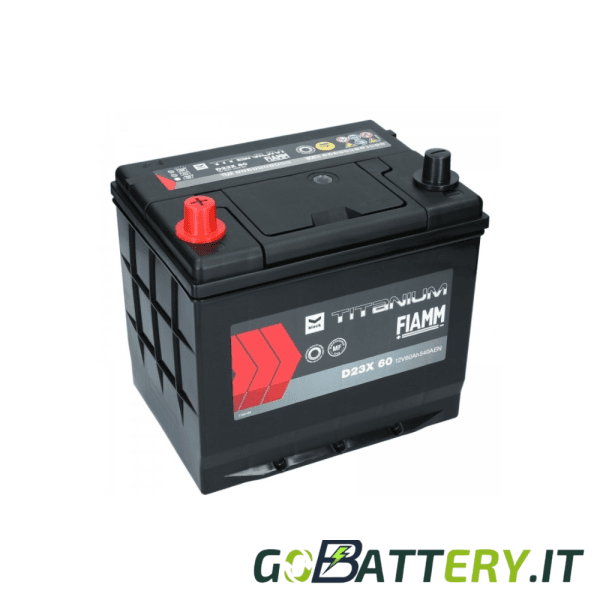Batteria Fiamm Black Titanium 60Ah 540A positivo a sinistra
