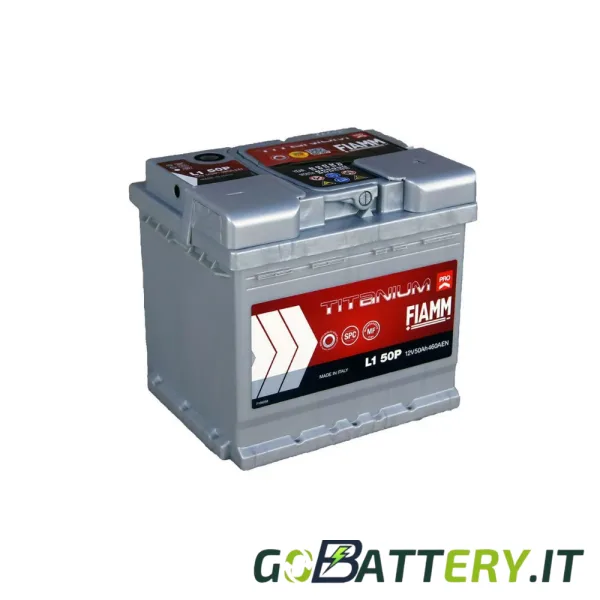 BATTERIA FIAMM TITANIUM 50AH 460A 7905143