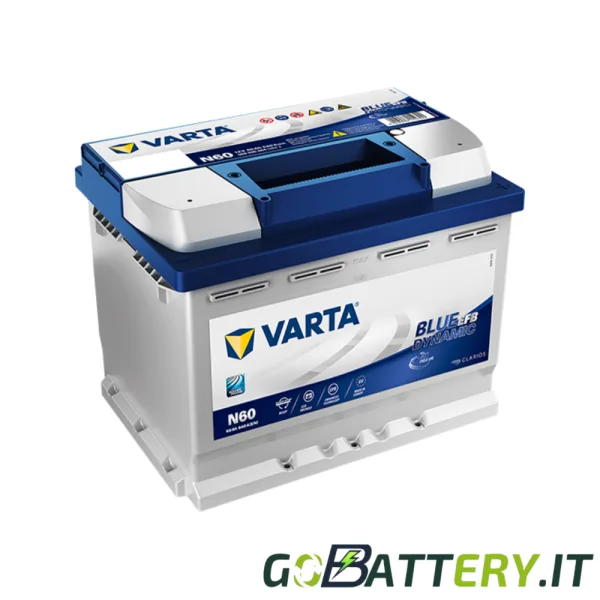 Batteria Varta EFB 60Ah Start Stop 640A N60
