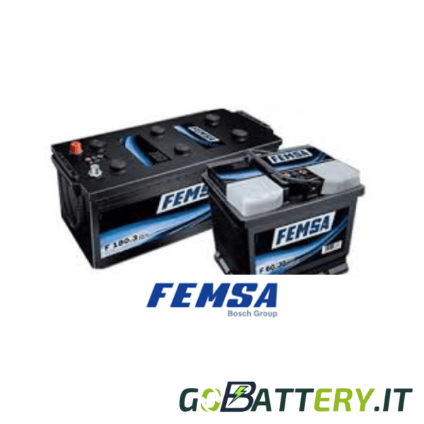 BATTERIA FEMSA 45AH 300A POLI ESTERNI POSITIVO A SINISTRA