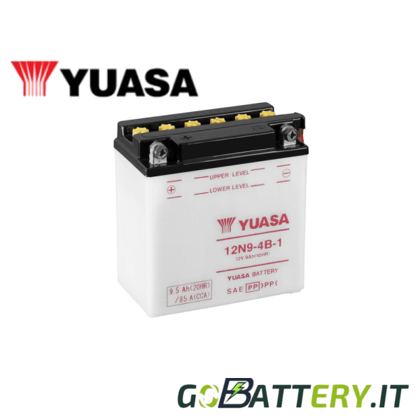 BATTERIA MOTO YUASA 12N9-4B-1 – 12V 9Ah 85A