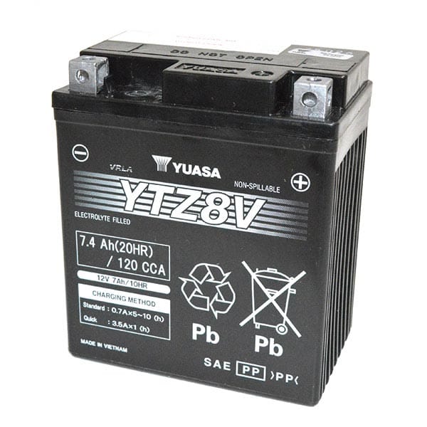 Batteria YTZ7V AGM BATTERIA YUASA YTZ8V 12V-7AH (SIGILLATA ATTIVATA - FACTORY SEALED) 8V 7Ah