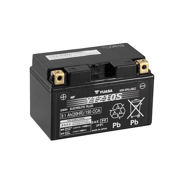 Batteria YTZ8V AGM BATTERIA YUASA YTZ10S 12V-8.6AH (SIGILLATA ATTIVATA - FACTORY SEALED) 12V 8.6Ah