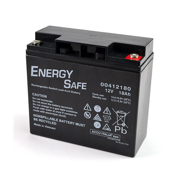 Batteria AGM ENERGY SAFE 12V 18Ah