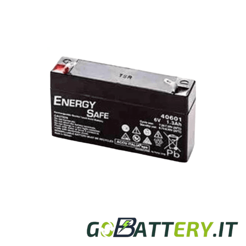 Batteria 6V 1,3Ah AGM Energy Safe F1