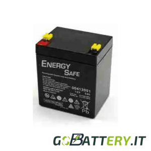 batteria 6v 12ah AGM Energy Safe per UPS e emergenza